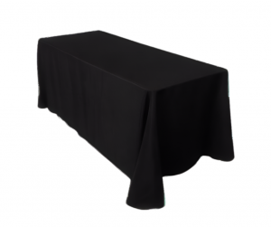 90″ Square Black